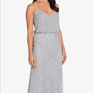 Adrianna Papell Size 8 Beaded Gown